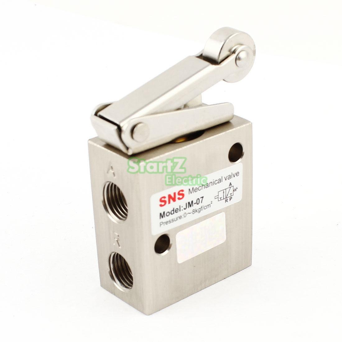 Pneumatische schakelaar jm -07 1/4 bsp draadrol type solenoïde lucht pneumatisch mechanisch ventiel