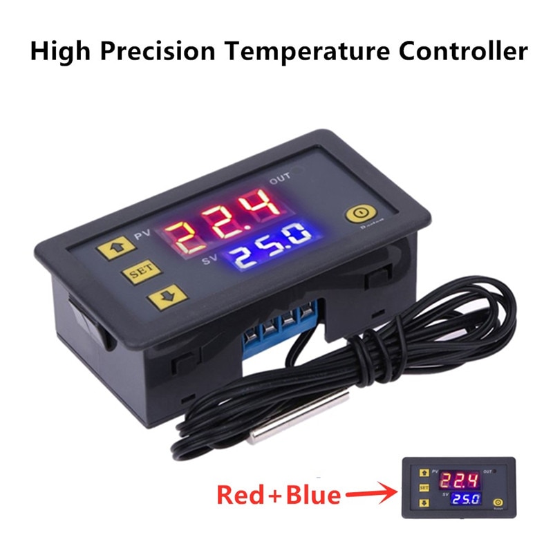 1 Pc Dc 12 V/24 V/110 V-220 V Ac Led Digitale Temperatuurregelaar Thermostaat thermometer Temperatuur Schakelaar Sensor Meter