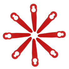 8 pièces lames de coupe en plastique pour Stihl PolyCut 2-2 FSA 45 tondeuse à gazon