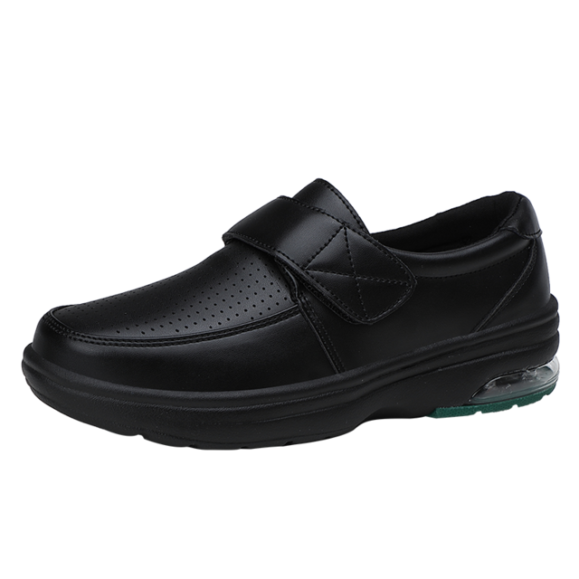 Sneakers Vrouw Verpleegkundige Klompen Schoenen-Verpleging Vrouwen Zomer Schoen Vrouwelijke Gezondheid Werk Platte Wandelschoenen Zachte Antislip Ziekenhuis Verpleegkundige schoenen: black / 41