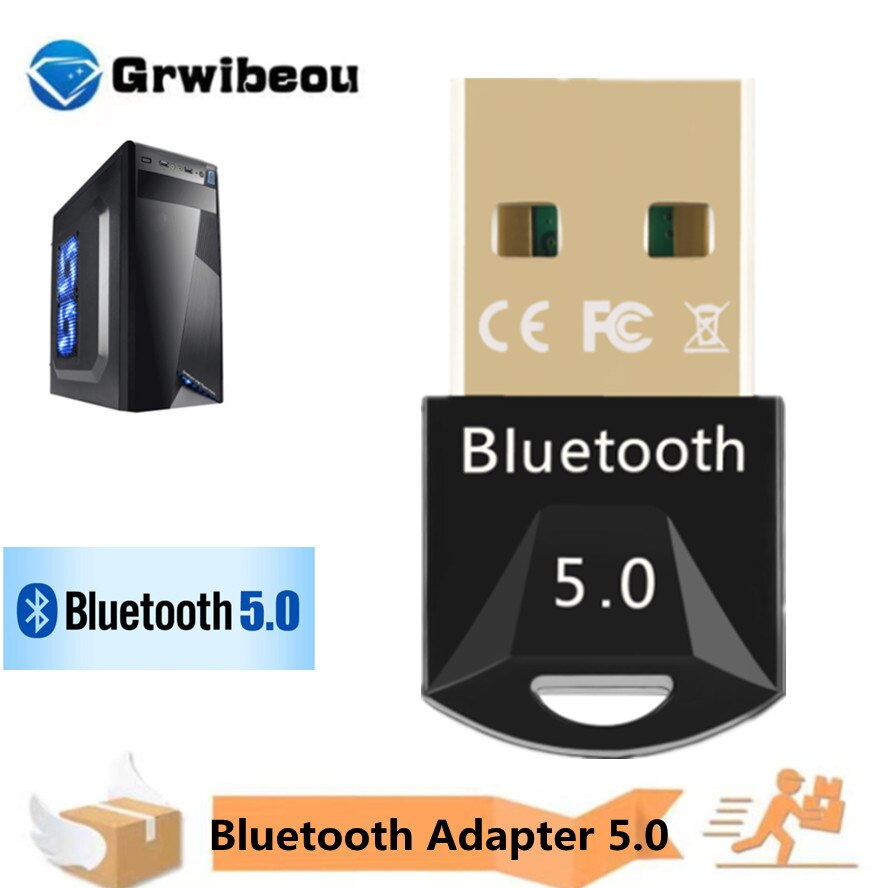 Usb Bluetooth Adapter 5.0 Bluetooth Dongle Usb Bluetooth 4.0 Adapter Usb Ontvanger Zender Draadloze Adapter Voor Pc Computer
