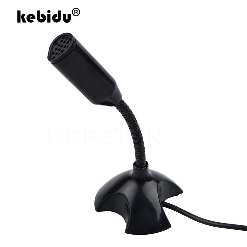 Kebidu Portable Studio Speech Usb Microfoon Stand Mic Met Houder Voor Computer Laptop Desktop Mini Microfoons Microfone