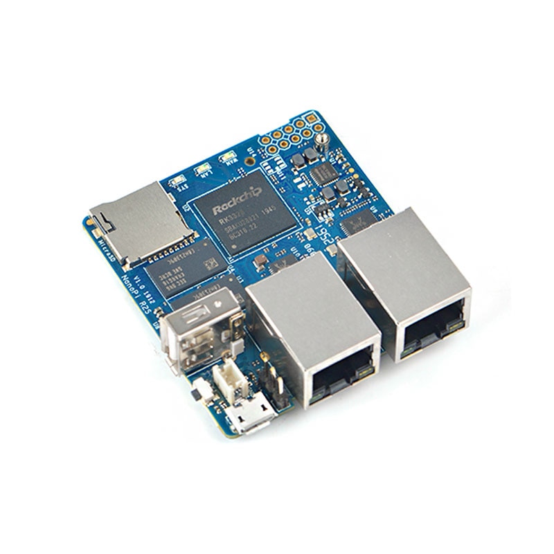 Nanopi R2S brush DIY router OpenWRT RK3328 true double gigabit port LEDE development board