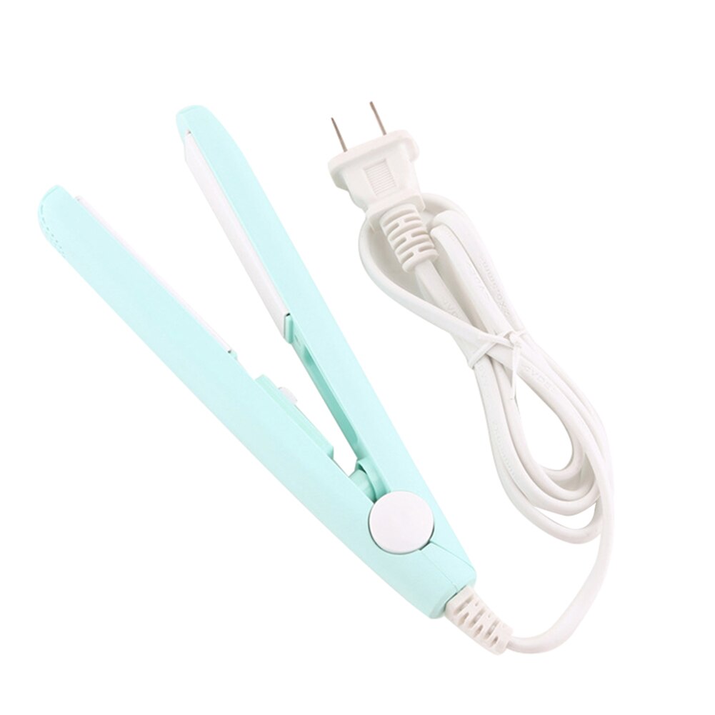 Mini rizos para alisar el cabello hierro rosa cerámica rizador hierro corrugado para el cabello herramientas de estilismo volumen rizador de pelo UE: green