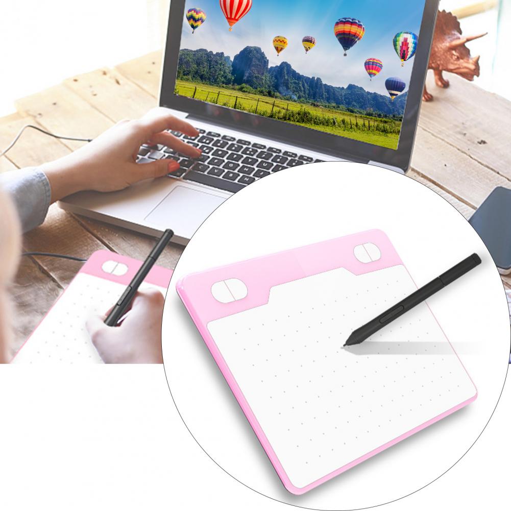 Mobile Phone Graphic Tablet Compact Compatible Light Digital Drawing Board for Windows for Mac OS