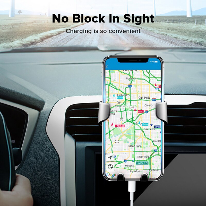 No Magnetic GPS Navigation Car Holder For Phone in Car Air Vent Mount Clip Strong Mobile Cell Smartphone Holder Auto Support