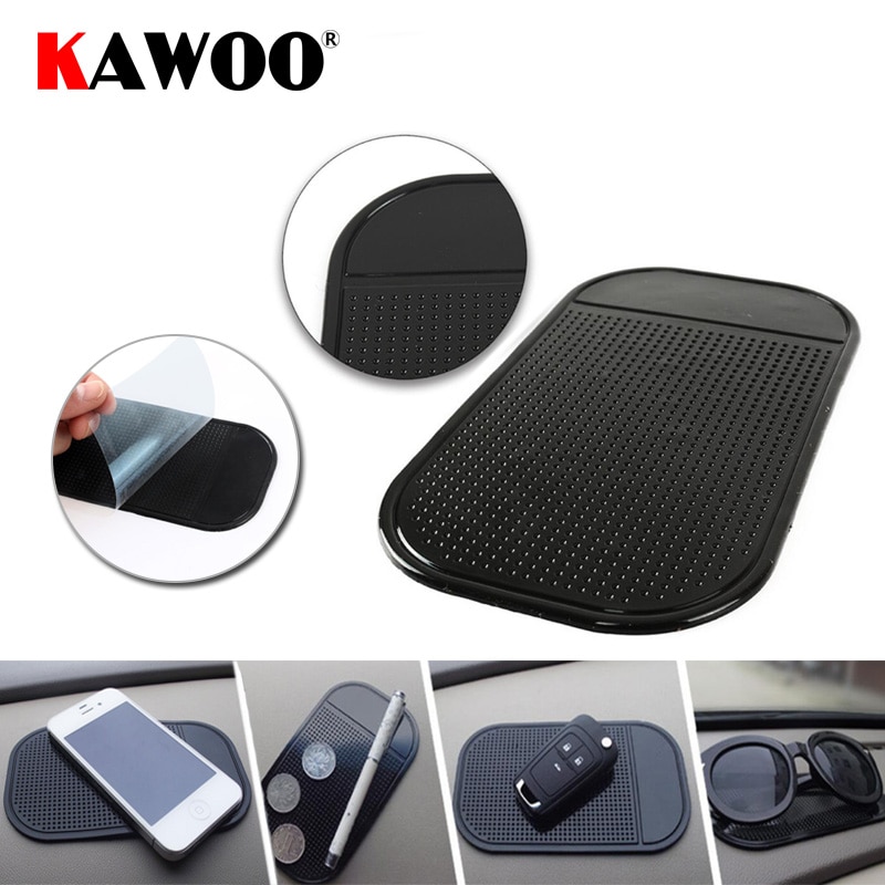KAWOO Auto Dashboard Sticky Anti Slip Mat Telefoon Houder Multifunctionele Non-Slip Mat Non Slip Pad Voor Telefoon GPS Coin Diversen