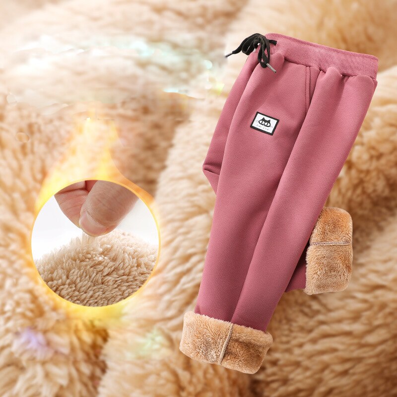 -30 Temperatuur Winter Warme Dikke Broek Voor Jongens Meisjes Plus Dik Fluwelen Broek Kinderen Kleding 2-10 Jaar broek