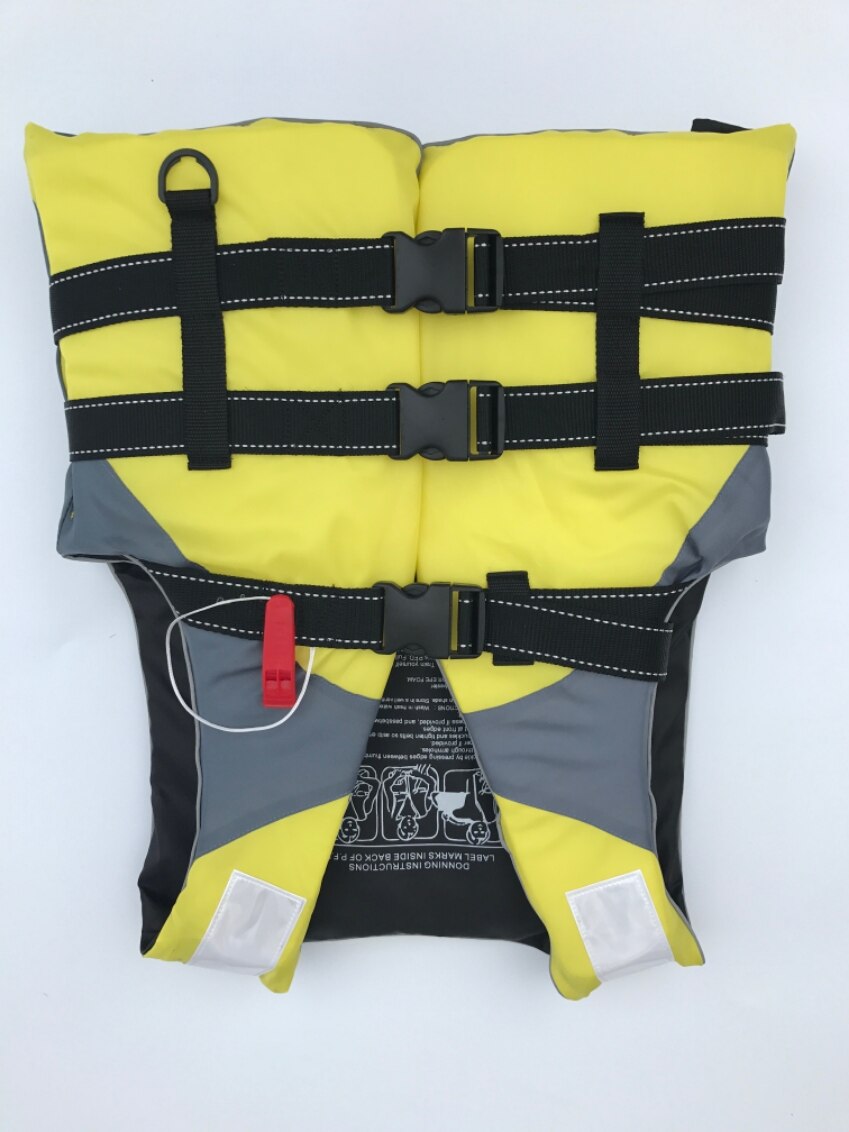 20-120KG Universal Outdoor Swimming Boating Skiing Driving Vest Survival Suit Polyester Life Jacket for Adult Children with Pipe