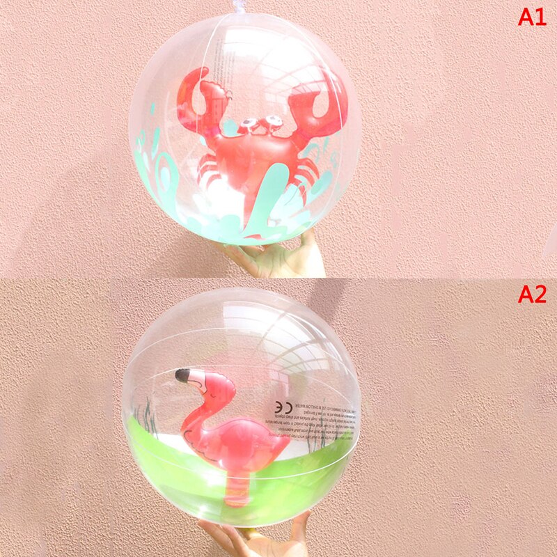 Inflatable Transparent Beach Ball for Outdoor Swimming Pool Water Playing Ball Play Water Beach Toys