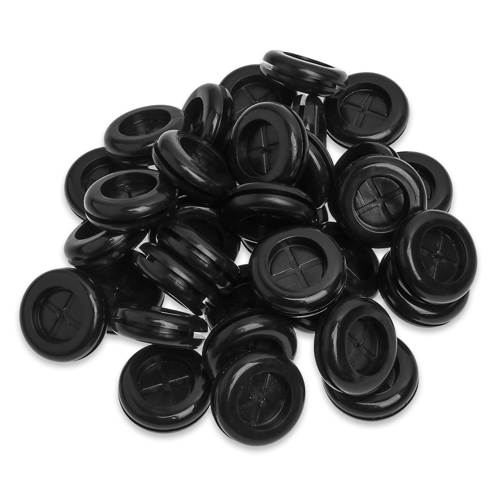 50pcs Double-sided Rubber Grommet Firewall Hole Plug Retaining Ring Car Electrical Wire Gasket For Cylinder Valve Water Pipe