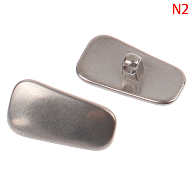Metall neseputer titanium legering briller nese pads briller nese pads melon frø vanndråper runde briller tilbehør  gh882: N2