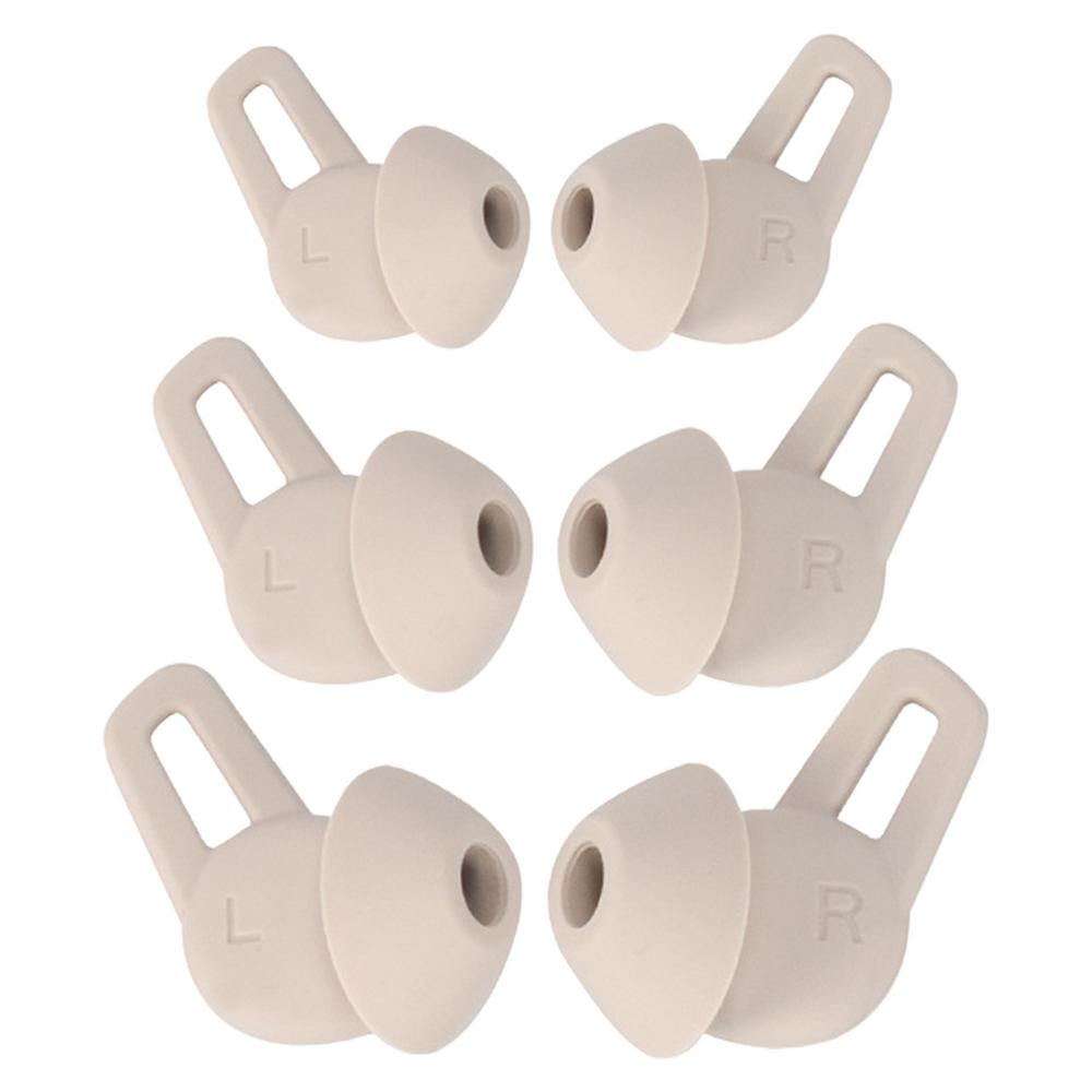 6 Stuks Siliconen Oordopjes Oordopjes Oordopjes Vervanging Vo: WHITE