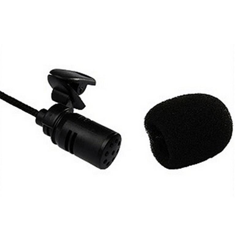 Micrófono de solapa con Clip, Mini micrófono portátil de 3,5mm para teléfono móvil, PC, grabación, Conferencia