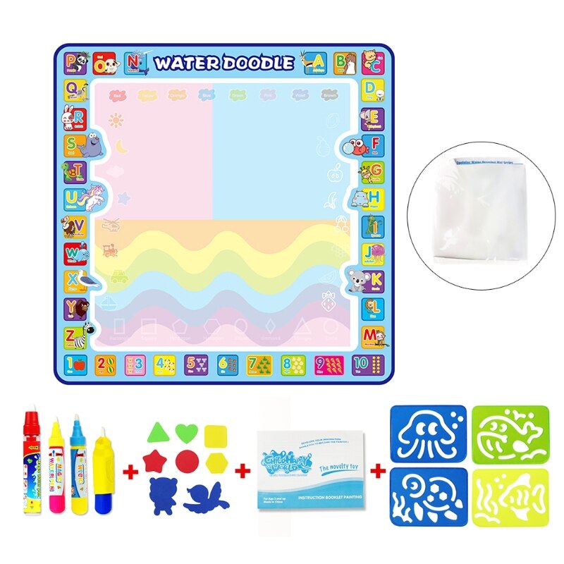 Early Educational Water Color Mat DIY Premium Soft Pad for Toddlers Early Education Supplies