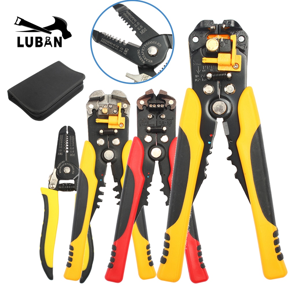 HS-D1 Cable Wire Stripper Cutter Crimper Automatic Multifunctional Terminal Crimping Stripping Plier Tools for connector