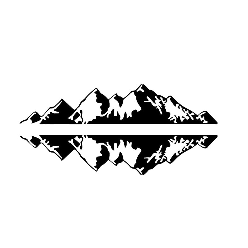 2Pcs Car Universal SUV Side Body Sticker Mountain Decal Sticker Decoration for Car /Ford/SUV/Jeep Wrangler