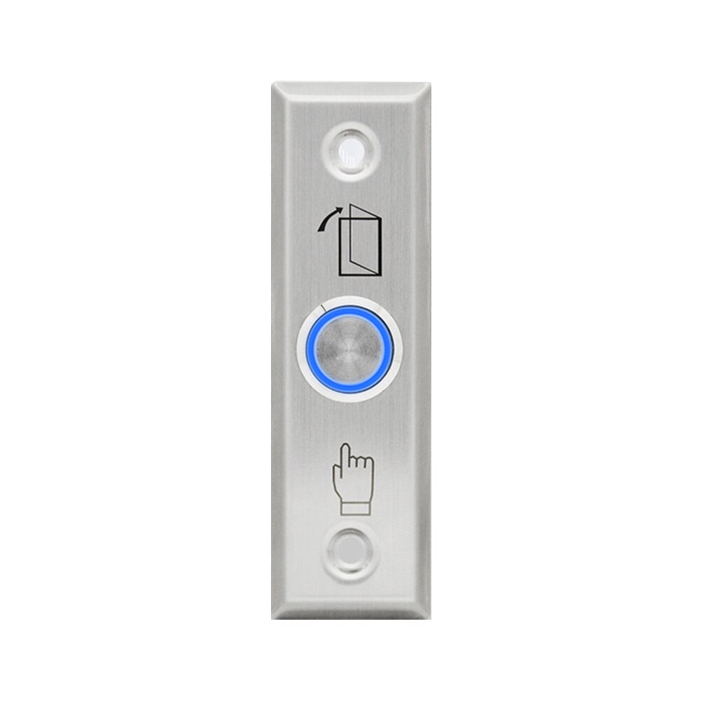 Stainless Steel No Touch Wall Exit Switch Touchless Door Release Exit button Contactless Infrared 12V Access control Push Switch
