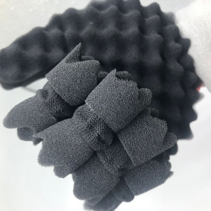 1 piece Hair Curling Sponge Gloves for Barbers Wave Hair Cut Glove Hairdresser Styling Tool For Curly Hair Care Right hand