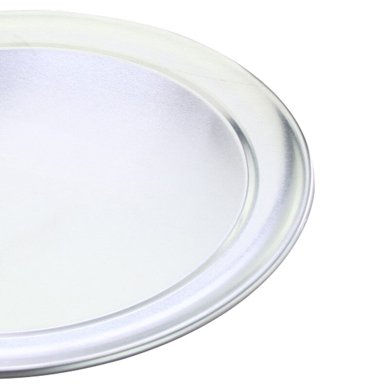 6/8/10/12/14/16 Inch Aluminum Pizza Pan Wide Rim Round Pizza Oven/Baking Tray Reusable Non Stick Baking Sheet Pizza Tray 039