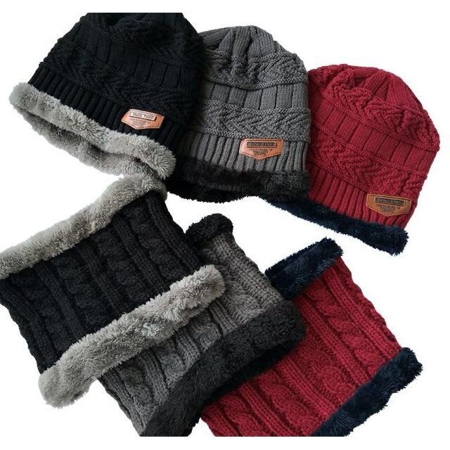 Conjunto de gorro de invierno para niños y niñas, bufandas, gorras gruesas y collares, gorros de bebé bonitos de 1 a 10 años, otoño