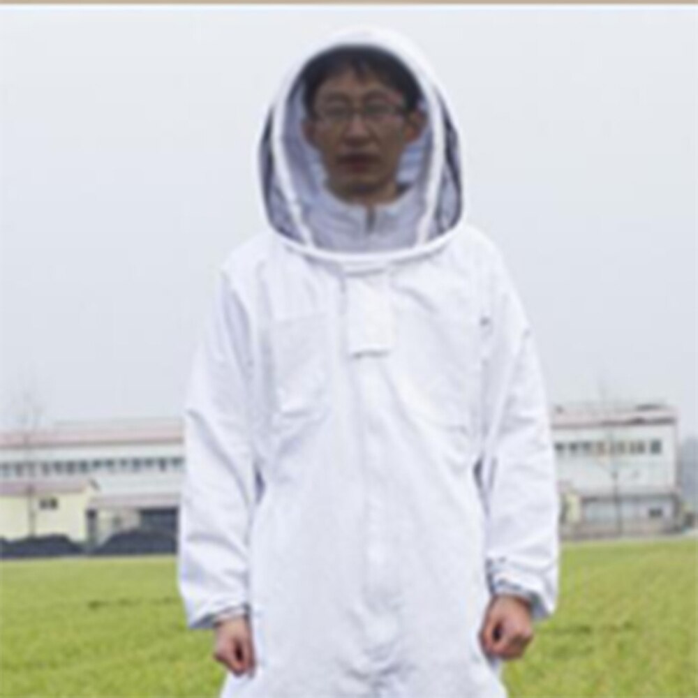 XXL Full Body Beekeeping Suit Protective Clothing W/ Veil Hood Veil Prevents You From Being Hurt By Bees
