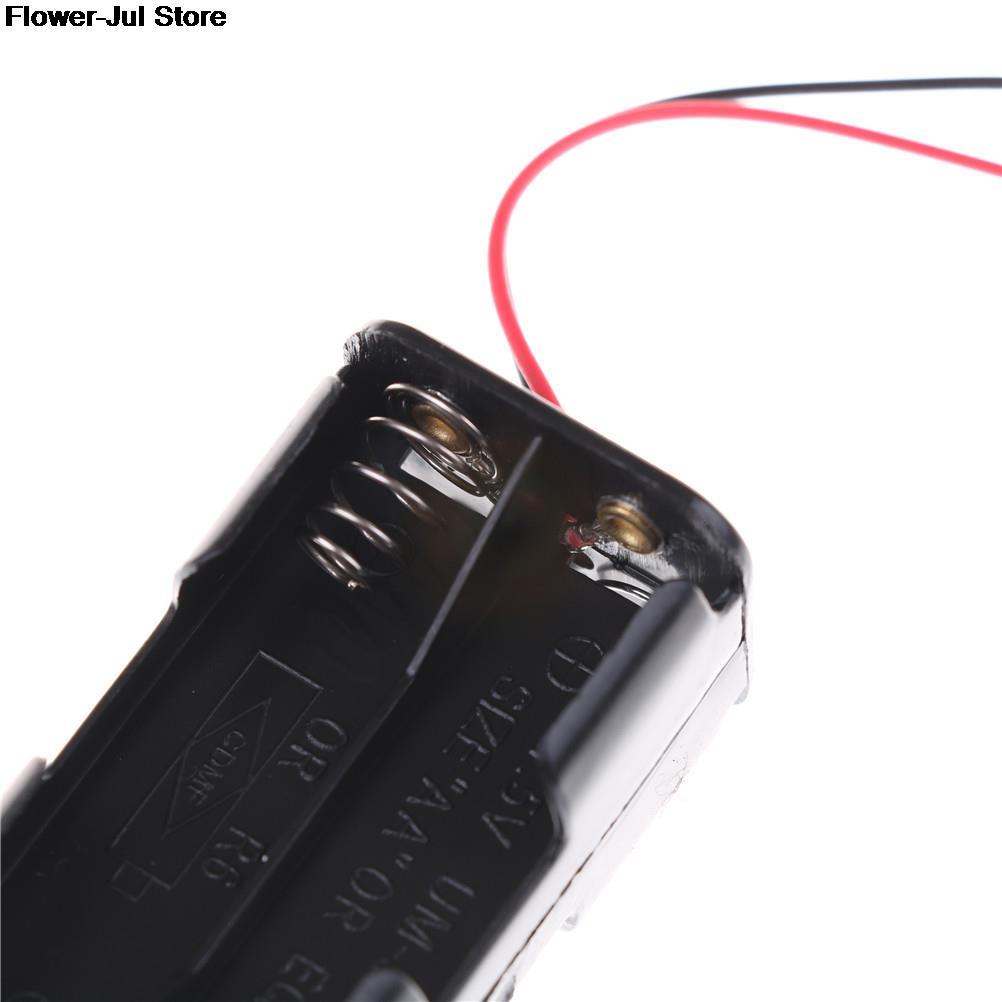 1 stück für rc-modell 4 x aa-batteriefach, batteriebox mit 4- steckplätzen für aa-batterien (rücken-an-rücken-halterung), ausgang  dc 6v