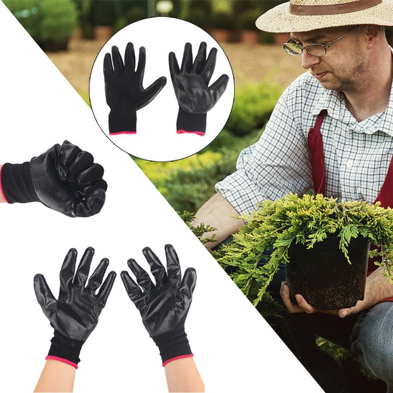 1Pairs Courtyard Work Work Gloves Garden Gloves Convenient Non-Slip Mittens Economic Durable Multi-Function