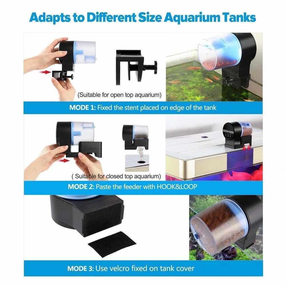 SUNSUN – distributeur automatique de nourriture pour poissons d&#39;aquarium, avec WIFI et minuterie, résistant à l&#39;humidité, contrôle via application Mobile