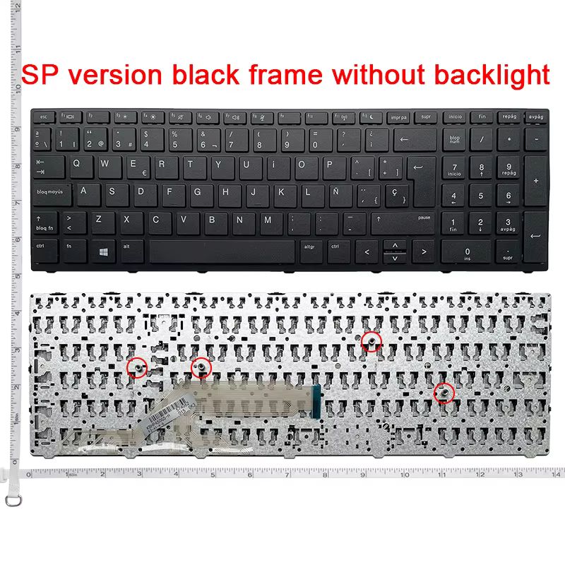 US/SP/UK laptop keyboard for HP Probook 450 G5 455 G5 470 G5 650 G4 650 G5 English black keyboard Backlit