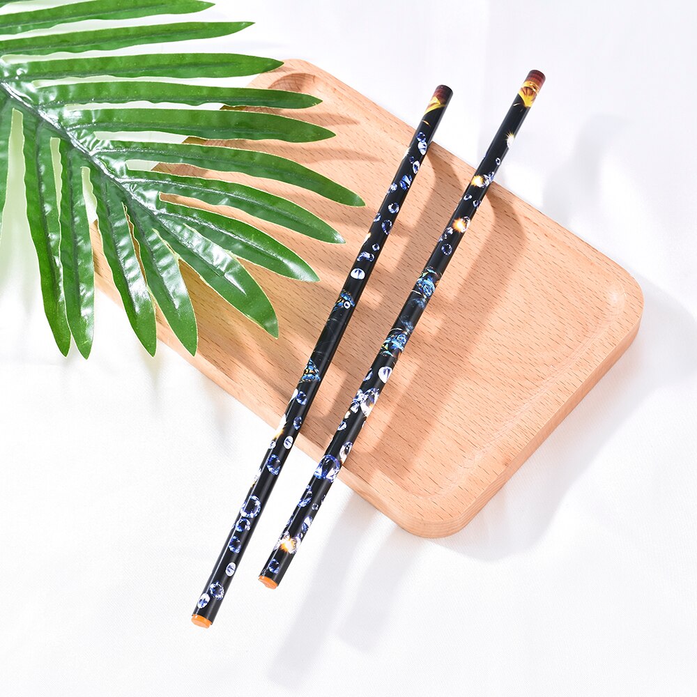 Lápiz de resina con pluma de cera para uñas, accesorio para uñas de tamaño largo, 1 uds.