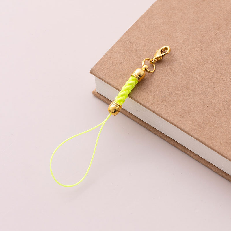 20 Stück Schlüssel bunds eil mit Bieger ing Schlüsselband Lariat Riemen Schnur für sterben Herstellung von DIY Schlüssel Ring Anhänger Zubehör: Freier Raum