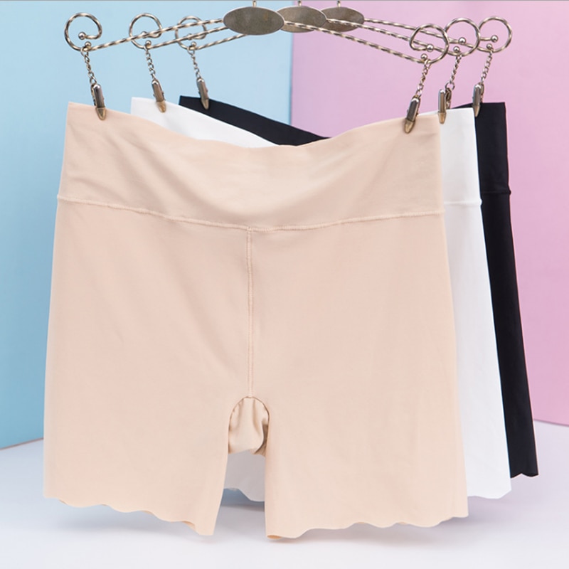 Dames veiligheidsbroeken korte broek dames naadloze veiligheidsbroek ondergoed ijs zijde dames slipjes lingerie slips