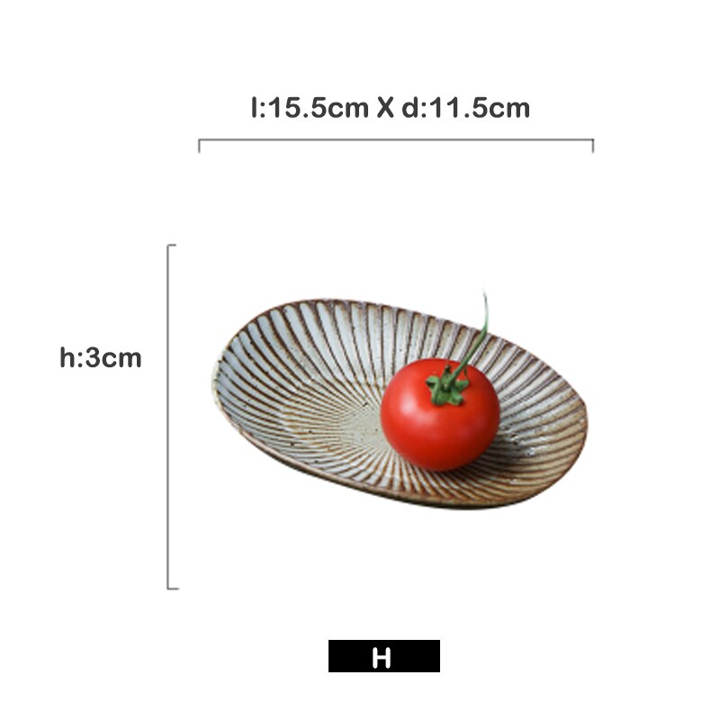 Retro service middagstallerkener snack frugt tør frugt tallerken høj håndlavet sushi te bakke dessert middag tallerken service: H