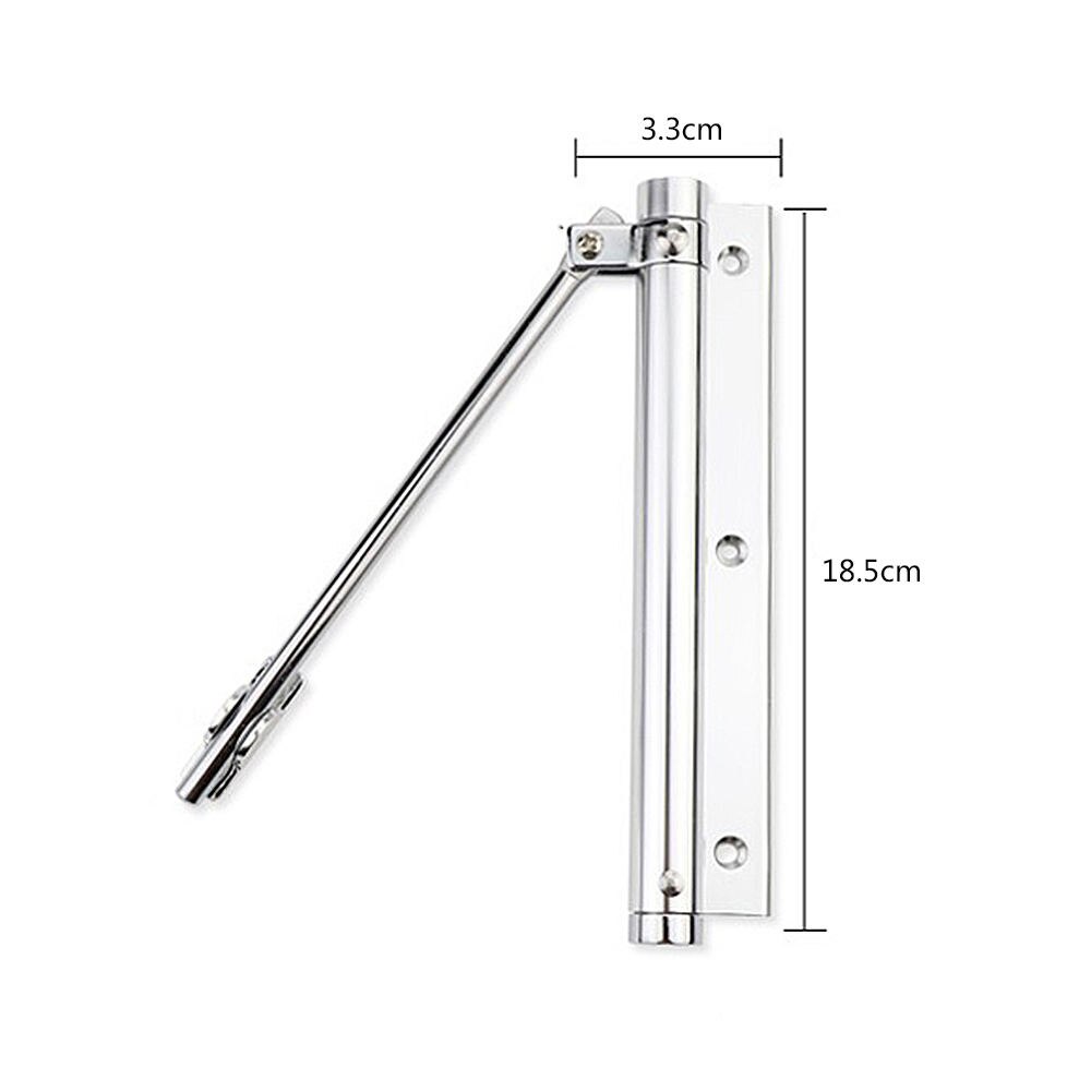 Adjustable Stainless Steel Door Closer Automatic Spring Latch Hinge For Home Fire Rated Door Hardware Improvement