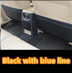 Car pads front rear door Seat Anti-kick mat Accessories For SUBARU Forester Legacy Outback XV BM BR BN BS SH SJ: Green