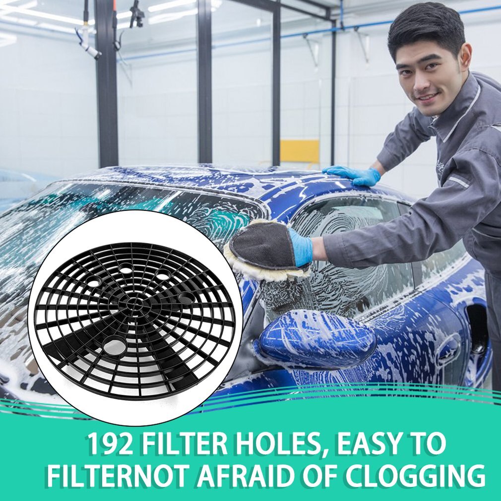 Wasstraat Grit Guard Zand Steen Isolatie Netto Insert Wasbord Water Emmer Scratch Dirt Filter Car Cleaning Tool 23.5Cm