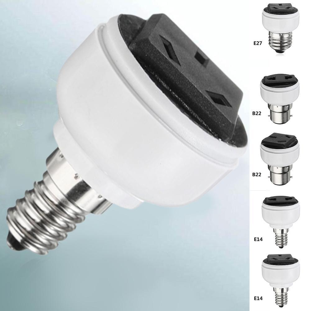 Enchufe de bombilla de tornillo E27, portalámparas, soporte de iluminación, Enchufes hembra, fuente de alimentación, adaptador de conversión para EE. UU. O UE, 1 piezas