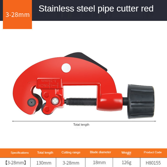 PVC Pipe Scissors PPr Cutter 3-28mm Universal Quick Cut Brass Tube Copper Pipe Cutter Water Line Aluminum Plastic Pipe Blade: 3-28mm