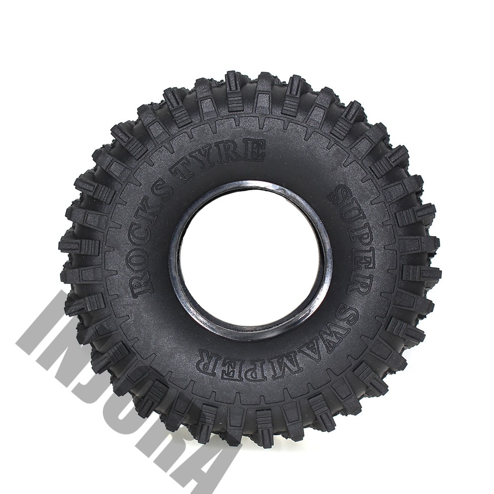 4PCS 120MM 1.9" Rubber Rocks Tyres / Wheel Tires for 1:10 RC Rock Crawler Axial SCX10 90046 AXI03007 D90 D110 TF2 Traxxas TRX-4