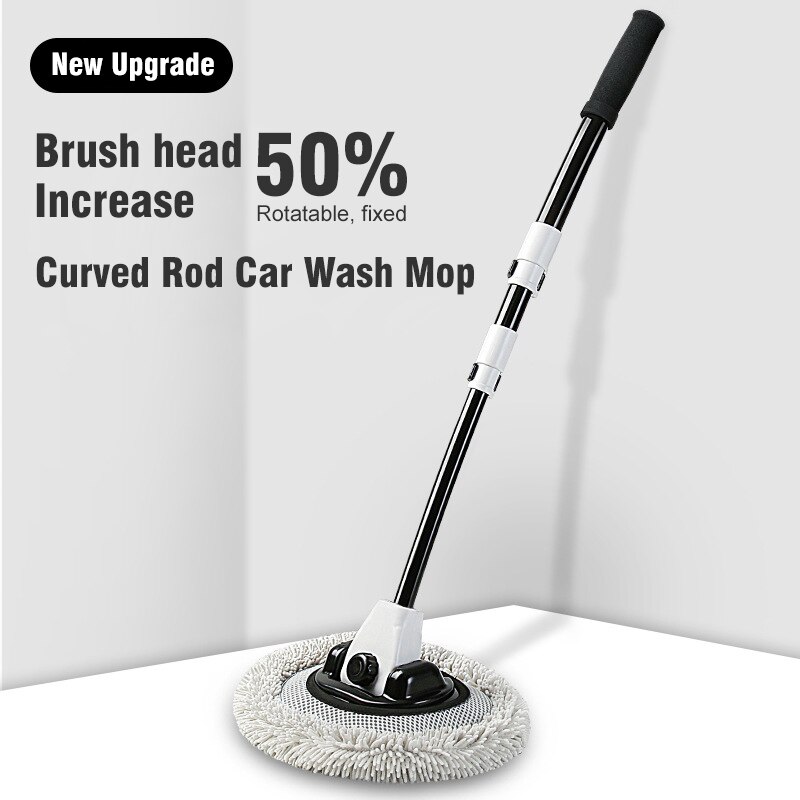 Auto Schoonmaak Borstel Dweil Kit Wassen Borstel Chenille Microfiber Auto Wassen Borstel Telescopische Lange Steel Schoonmaken Dweil Auto Schoonmaken Tool