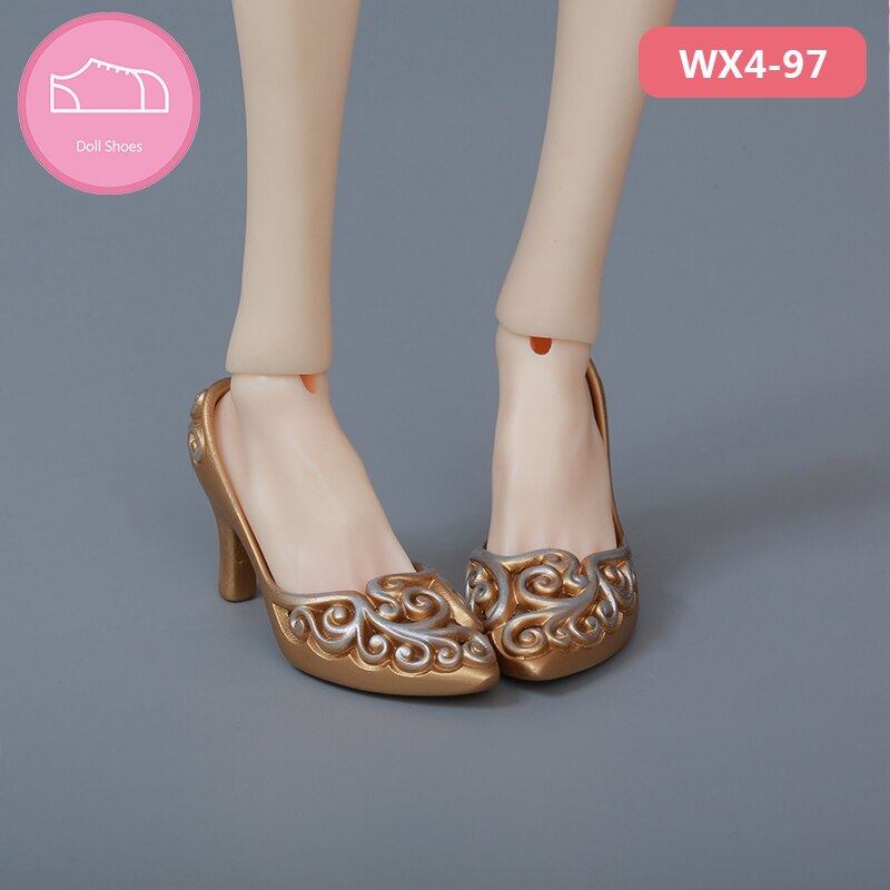 Buty dla lalki BJD 1 para 6cm PU skórzane buty moda Mini zabawka Shoes1/4 lalki dla Chateau Fairyland Luts Doll 2 kolorowe akcesoria: Niebieski