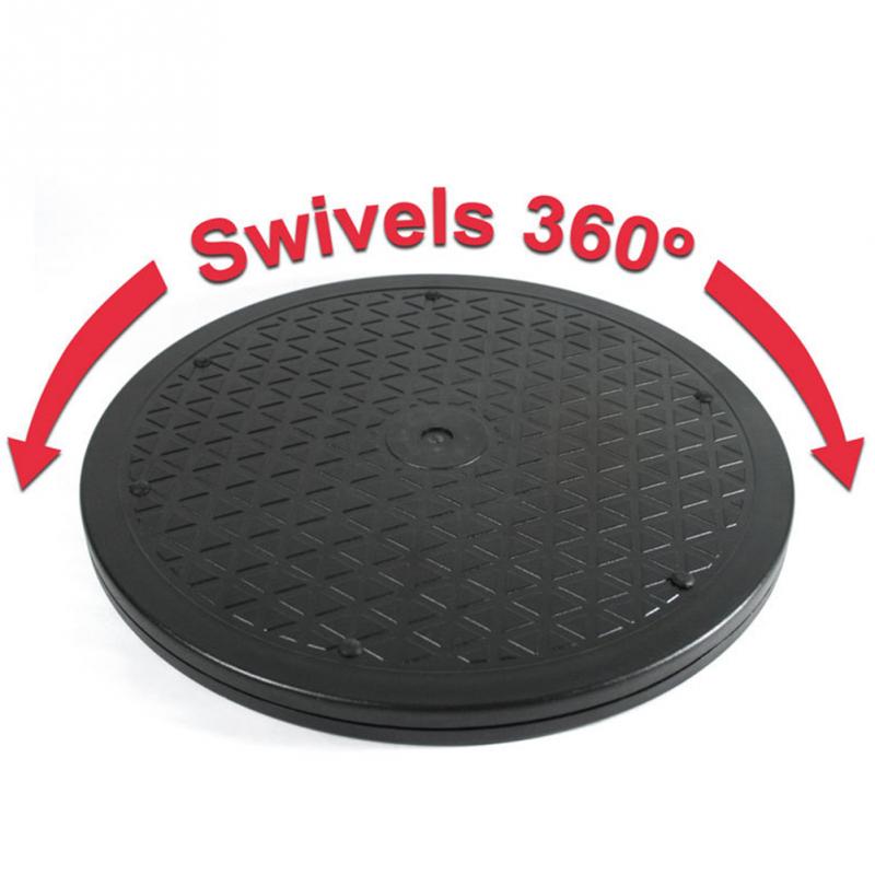 Heavy Duty 360 Degree Rotating Display Pottery Ornament Hand-made Turntable Plastic Sculpture