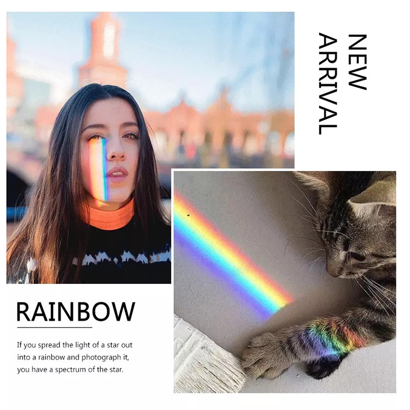 LAMEZIA 3 uds Prisma de cristal de prisma de Color triangular K9 Optical Glass ángulo recto Prisme reflectante para enseñanza de espectro de luz