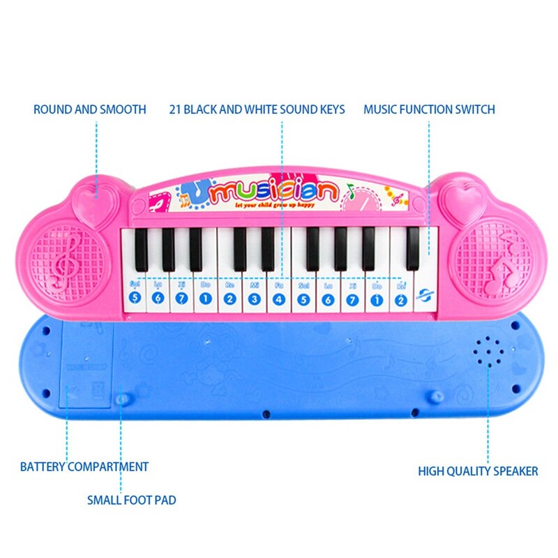 Elektronische Toetsenbord Beginners Baby Vroege Jeugd Muziek Speelgoed Voor Kinderen Zuigelingen Kleine Piano Voor Baby