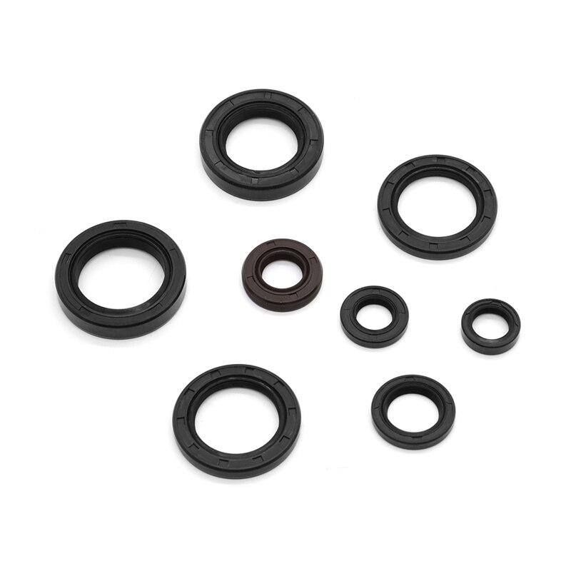 Motorcycle Engine Oil Seal Kits For Yamaha DT125 DT175 MX125 MX175 IT175 YZ125 YZ100 1974 - 1983 Oil Seals Rubber Motorbike Part: Default Title