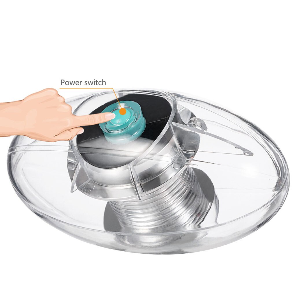 Vannoverflate ball lampe solcelledrevet farge skiftende led utendørs vann lys basseng dekorasjon lys
