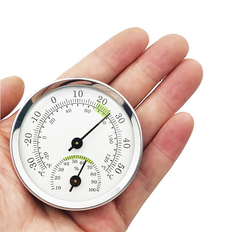 Husstands luftfugtighed temperaturmåler måler vægmonteret temperatur fugtmåler termometer hygrometer til saunarum