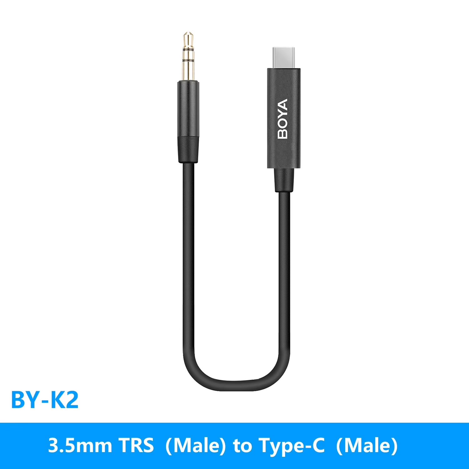 Boya BY-K1-K9 3.5mm trs para relâmpago/typec iphone android telefone áudio para microfone adaptador cabo acessórios 0.06m linha de dados: ROXO