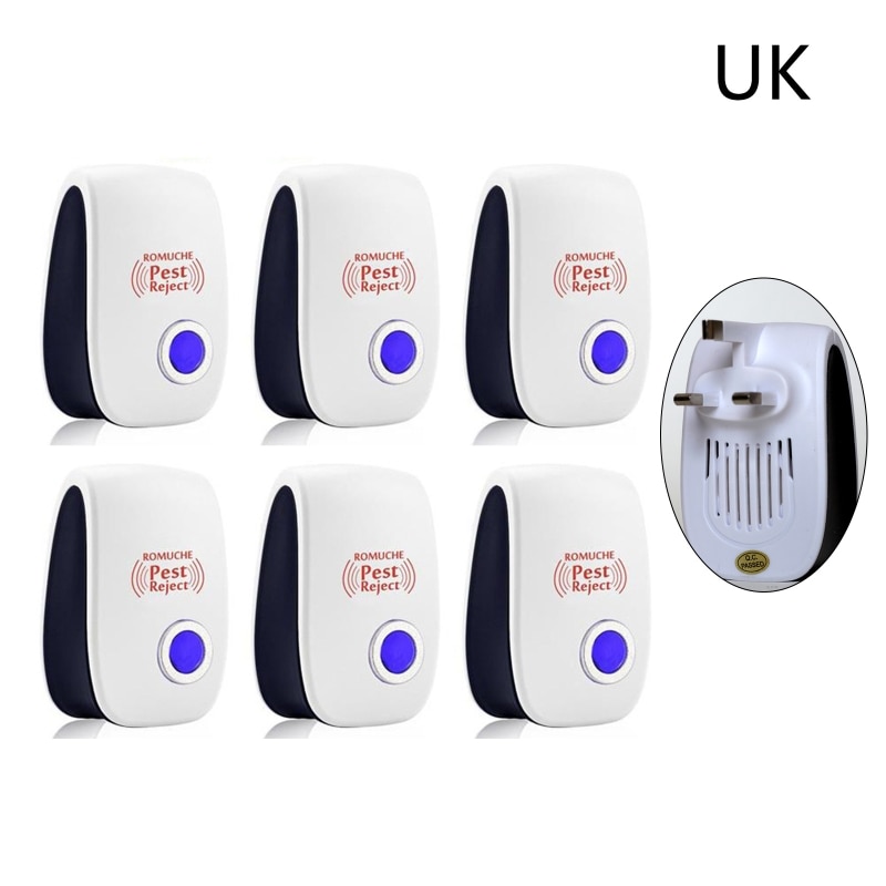 Ultrasonic Pest Repeller 6 Pack Newest Upgraded Ultrasonic Pest Repellent